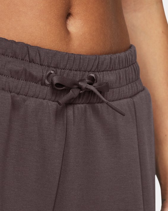 Women's UA Unstoppable Fleece Split Pants, Gray, pdpMainDesktop image number 3